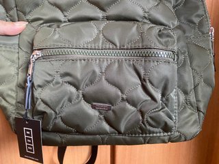 Mochila Misako verde acolchada