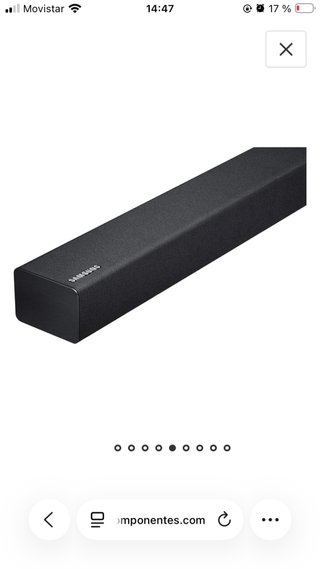 Televisor 55” + Sistema de sonido + Anclaje pared