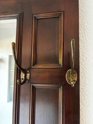 Mueble Perchero Madera Wengue
