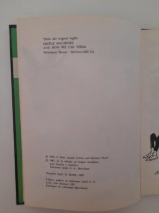 Libro "Las maravillosas máquinas simples"