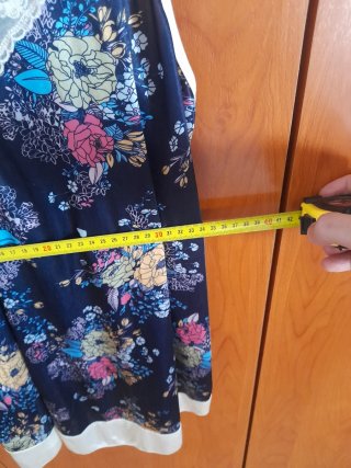 Pijama mujer floral y blanco