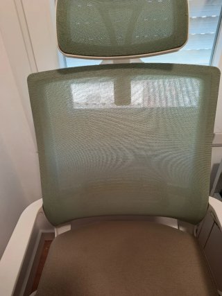 Silla de escritorio Sklum beige y verde