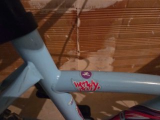 Bicicleta infantil Btwin azul y rosa