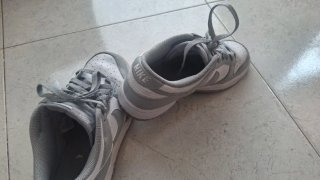 Zapatillas Nike Talla 38 Gris y Blanco