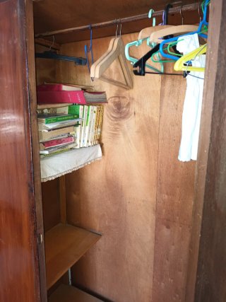2 Armarios antiguo madera con espejo