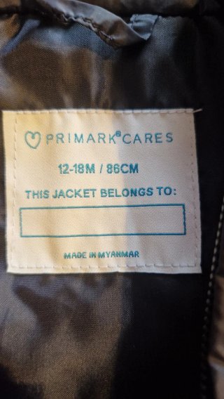 Chaleco niño T86 Primark