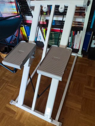 Máquina de escalada plegable