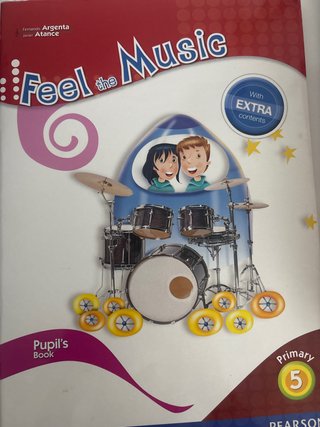 Libro Feel the Music 5 Primaria ISBN 978-842056439