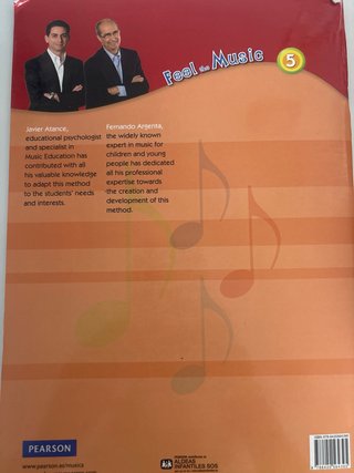 Libro Feel the Music 5 Primaria ISBN 978-842056439