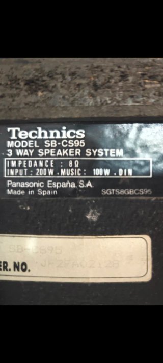 Altavoces Technics Negros