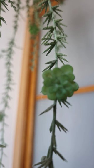 Planta Colgante Artificial Verde