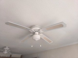 Lámpara Ventilador de Techo Blanco