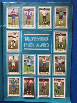 ÁLBUM COMPLETO CROMOS FÚTBOL LIGA ESTE 1979-80