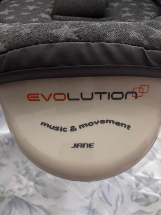 Hamaca bebé Jane Evolution gris estrellas
