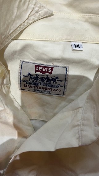 Camisa Levi's Talla M Amarilla
