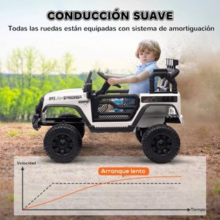 Coche eléctrico infantil todoterreno