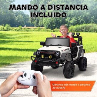 Coche eléctrico infantil todoterreno