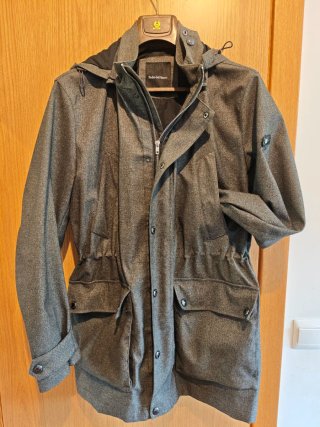 Abrigo Pedro del Hierro Gris/Negro 2 piezas