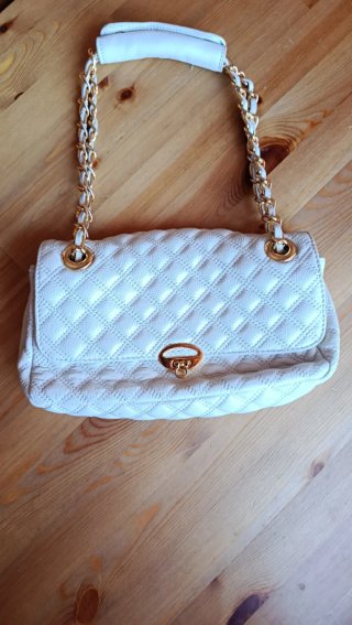 Bolso piel acolchado tipo Chanel