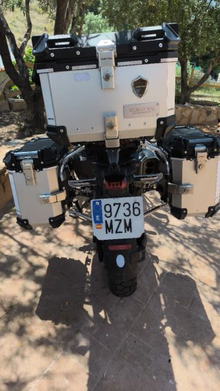 Zontes 703F Adventure Moto Azul/Plata