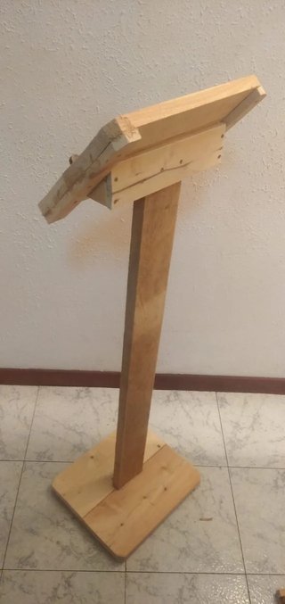 Atril rústico hosteleria carta restaurante