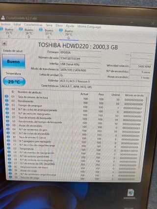 HDD Toshiba P300 2TB 5400rpm SATA III