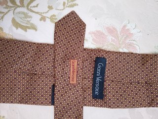 Cravatta Seta Gianni Versace Marrone Viola italia