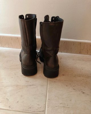 Botas Zara media caña marrones