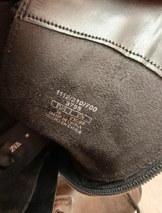 Botas Zara media caña marrones