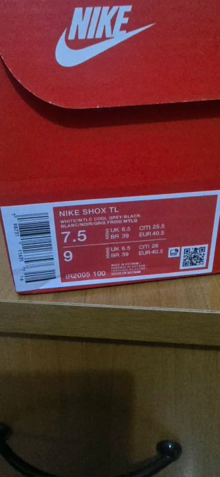 Nike Shox TL Uomo Bianco/Nero/Grigio Freddo
