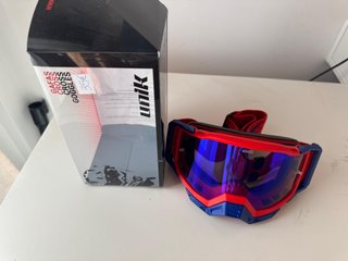 Gafas Motocross Unik Azul/Rojo