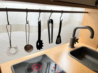 Cocinita de juguete Ikea con accesorios
