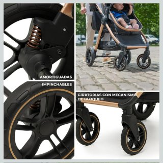 Kinderkraft ESME 3en1 Silla de paseo Reversible