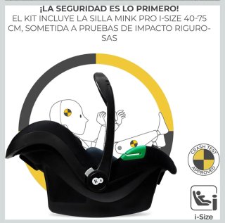 Kinderkraft ESME 3en1 Silla de paseo Reversible