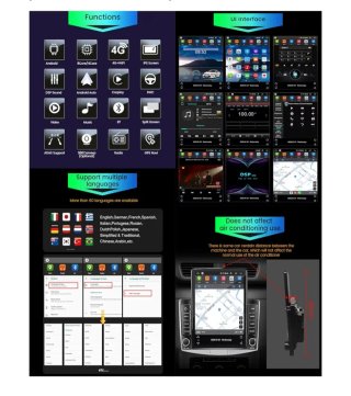 Radio Android 12.0 2 Din 4G WiFi DSP