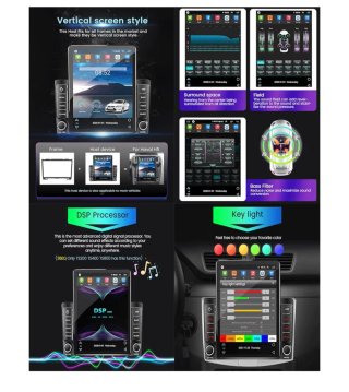 Radio Android 12.0 2 Din 4G WiFi DSP