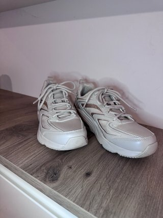 Zapatillas Skechers Air-Cooled Beige/Oro