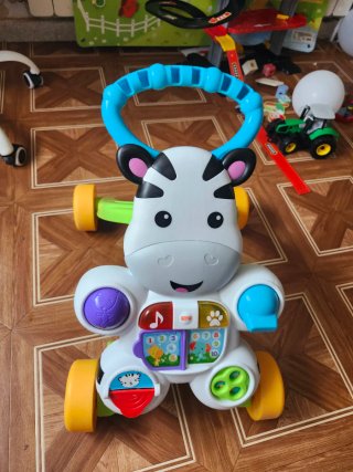 Andador para bebé cebra Fisher-Price