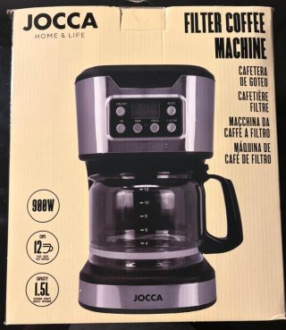 Cafetera Jocca Filtro 1.5L 900W