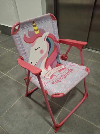 Silla Plegable Infantil Unicornio