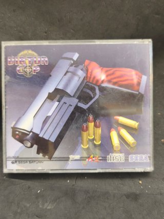 Sega Saturn Virtua Cop + Pistola Azul