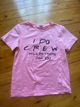 Camiseta I DO CREW Rosa
