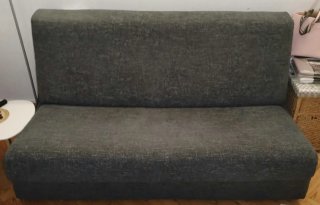 URGE VENTA! CHOLLO! Sofá Cama Gris Tela