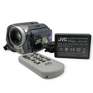 CAMARA JVC EVERIO HDD 30GB + CARGADOR + MANDO