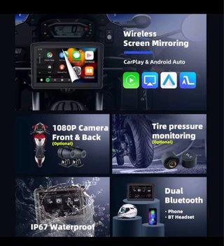 Pantalla Inteligente Moto 6.25 Carplay