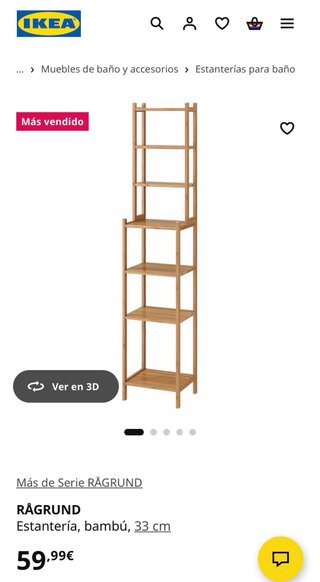 Estantería ikea