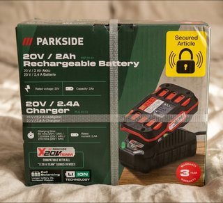 Cargador y Batería Parkside 20V 2Ah/2.4A