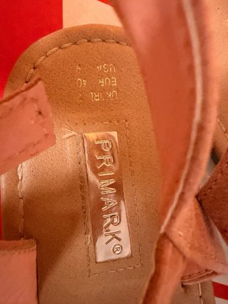 Sandalias Primark Verano Beige/Rosa