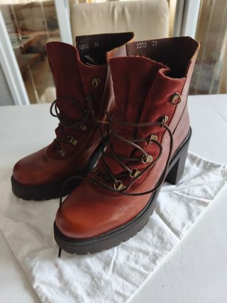 Botas Camila Mujer Talla 39 Marrón