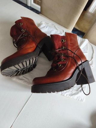 Botas Camila Mujer Talla 39 Marrón